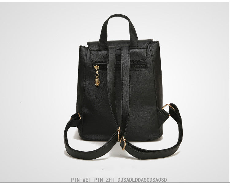 Women Backpack High Quality PU Leather Mochila Escolar School Bags For Teenagers Girls Top-handle Backpacks Herald Fashion Women Backpack High Quality PU Leather Mochila Escolar School Bags For Teenagers Girls Top-handle Backpacks Herald Fashion